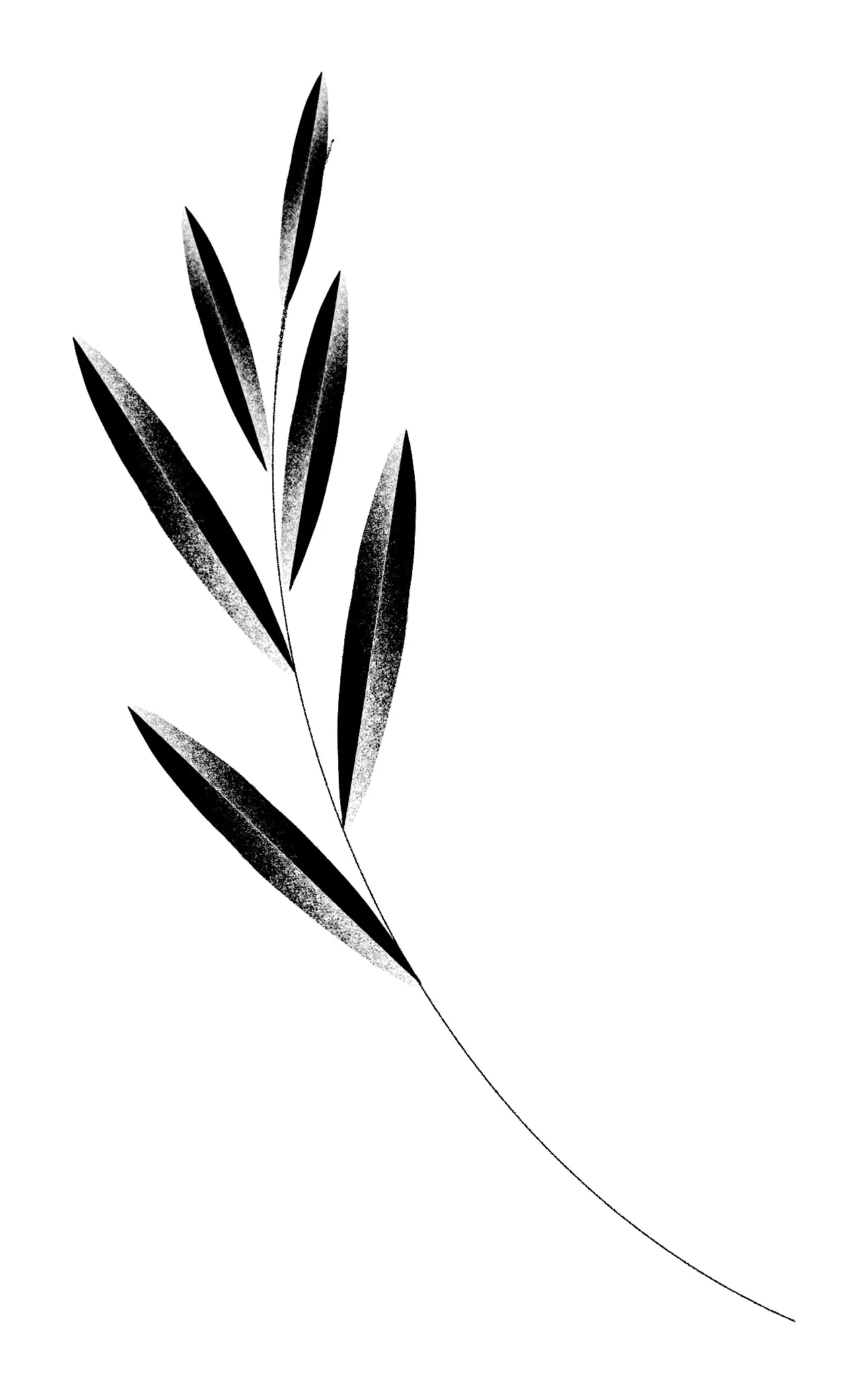 Fine-line botanical flash design Botanical 03 by GAR Tattoo, Mexico City
